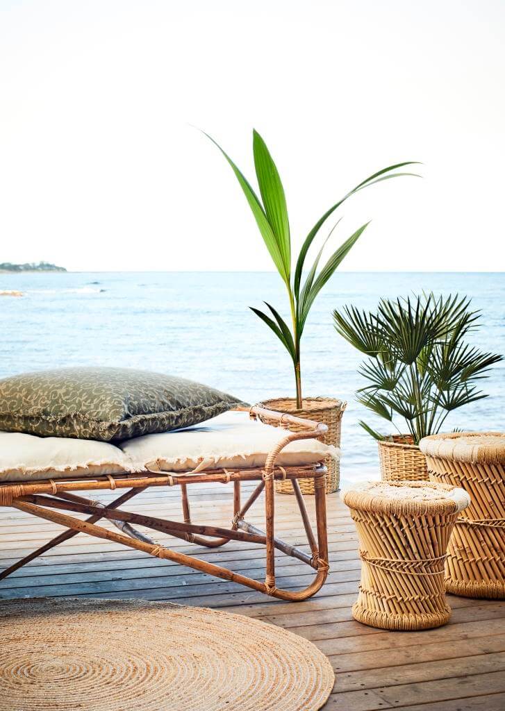 Skandinavische Gartenmbel aus Bambus und Rattan mit Boho-Chic | DesignIgel