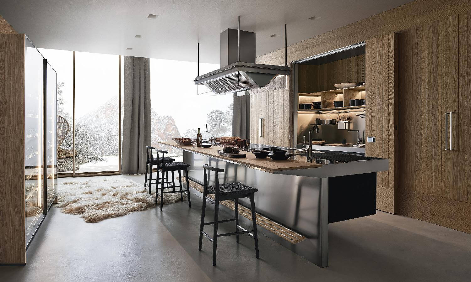 Küche versteckt im Schrank: Comeback der Speisekammer