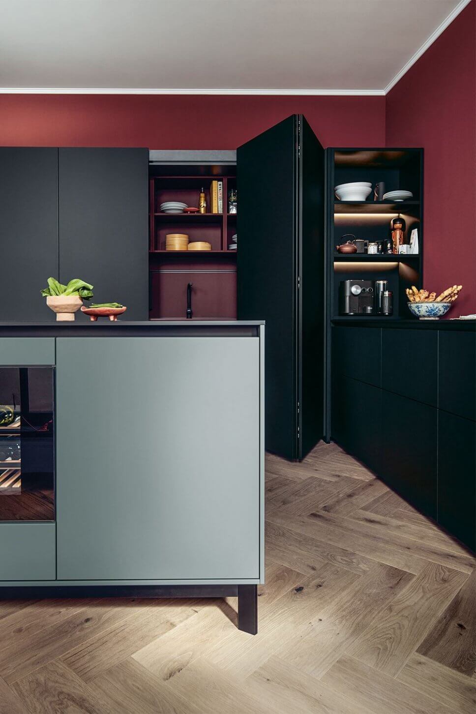 Küche versteckt im Schrank: Comeback der Speisekammer