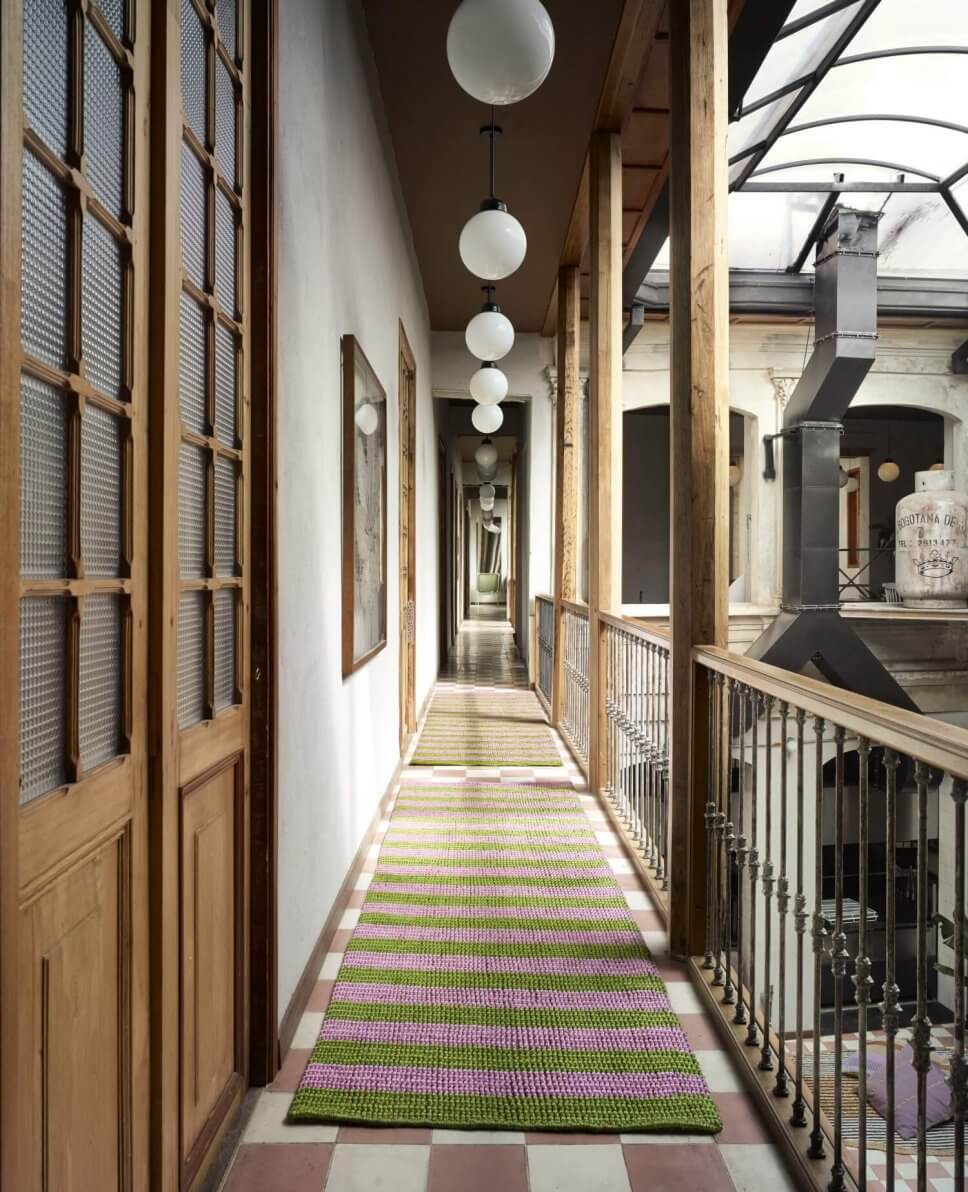 Laubengang im Patio eines kolumbianischen Kolonialhauses