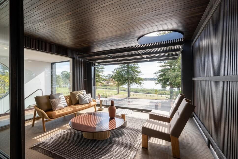 Modern eingerichtetes Wohnzimmer