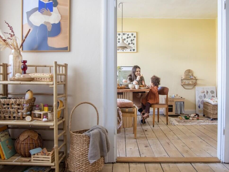 Gemütlich eingerichtetes Kinderzimmer