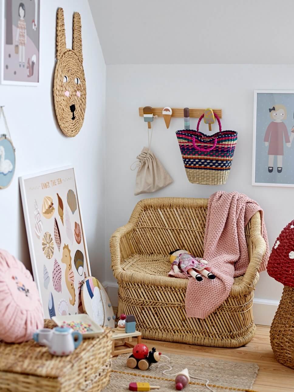 Gemütlich eingerichtetes Kinderzimmer