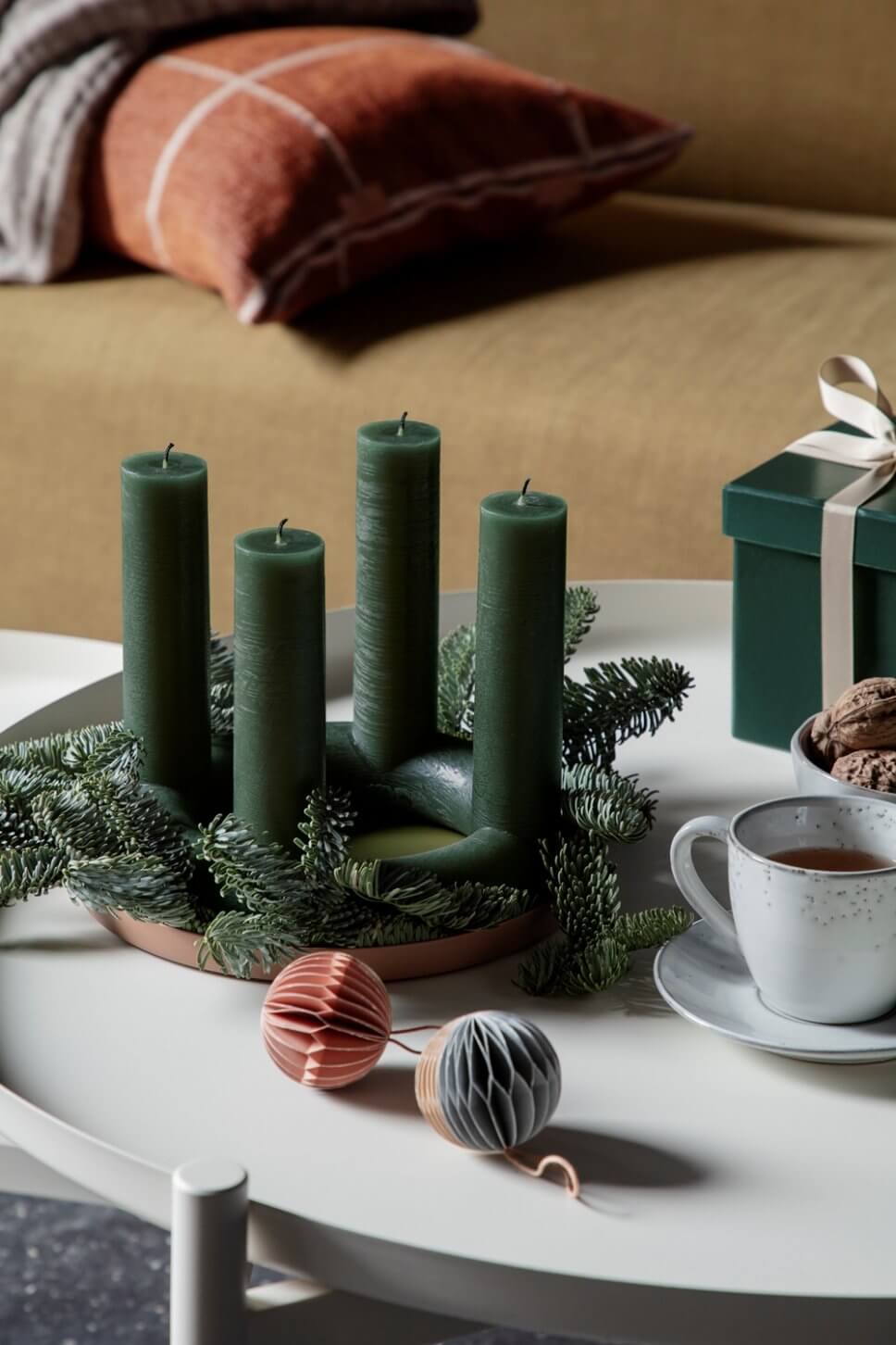 Kerzen im Adventskranz