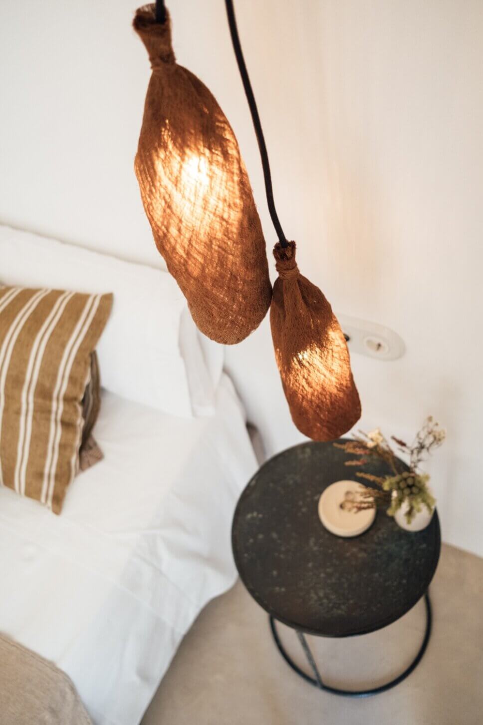 Schlafzimmer in moderner spanischer Finca